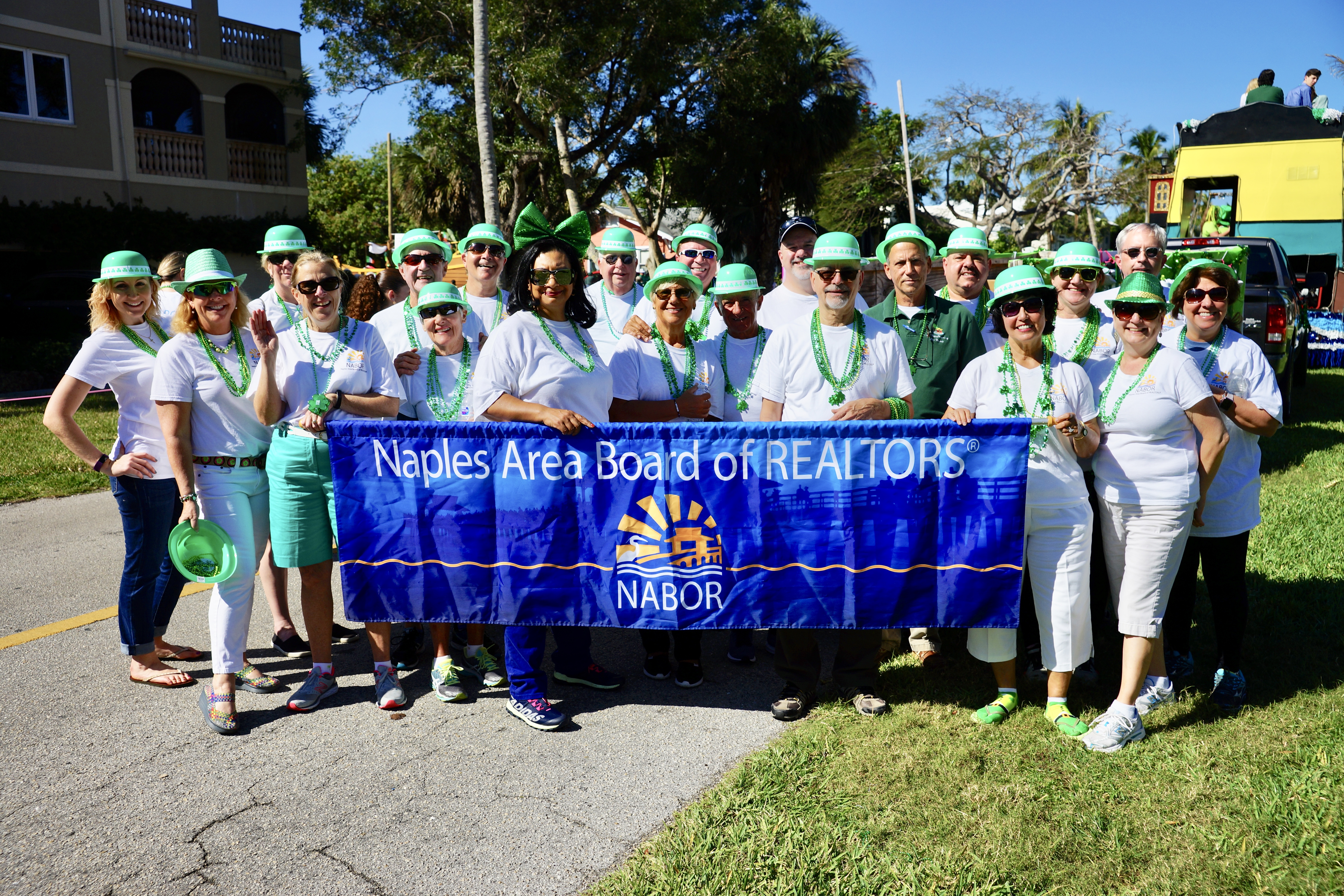 St. Patrick's Day Parade group picture