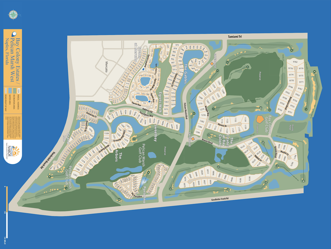 Bay Colony Estates/Pelican Marsh West map